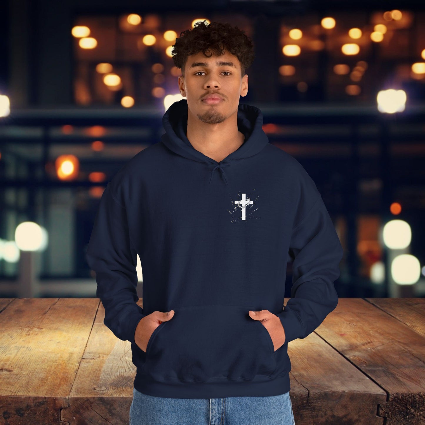 Christian Cross Unisex Sweatshirt, Religious Hoodie, Jesus Took My Place, Christian Gifts, Faith Apparel