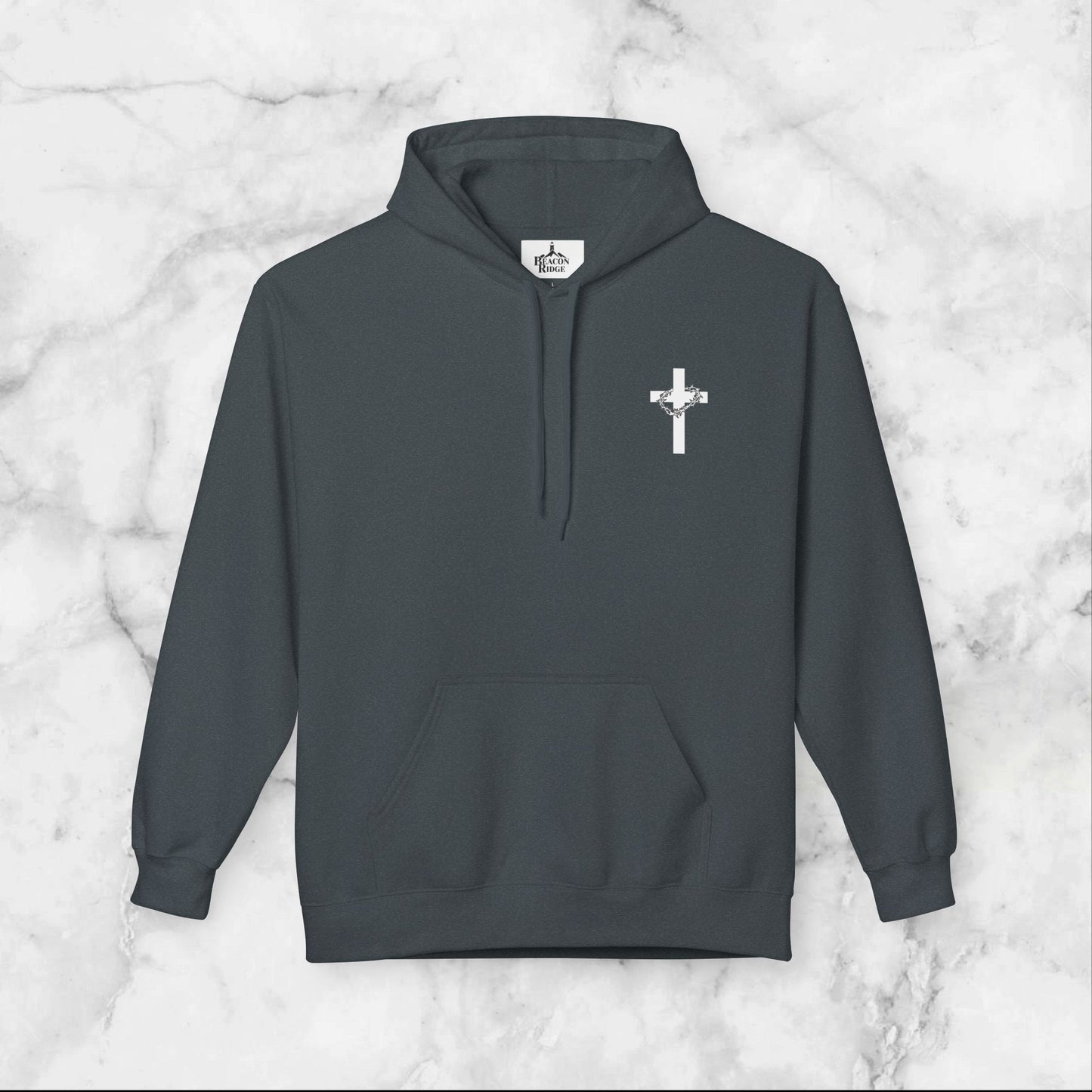 Faith-Inspired Fleece Hoodie - Jesus Took My Place