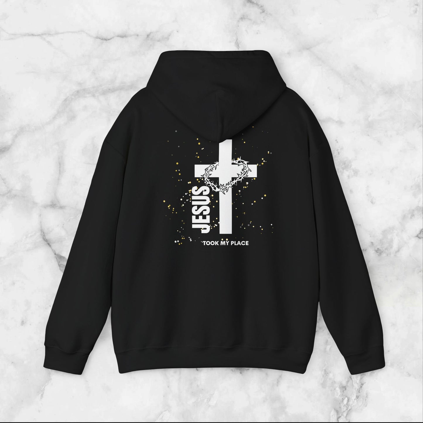 Christian Cross Unisex Sweatshirt, Religious Hoodie, Jesus Took My Place, Christian Gifts, Faith Apparel