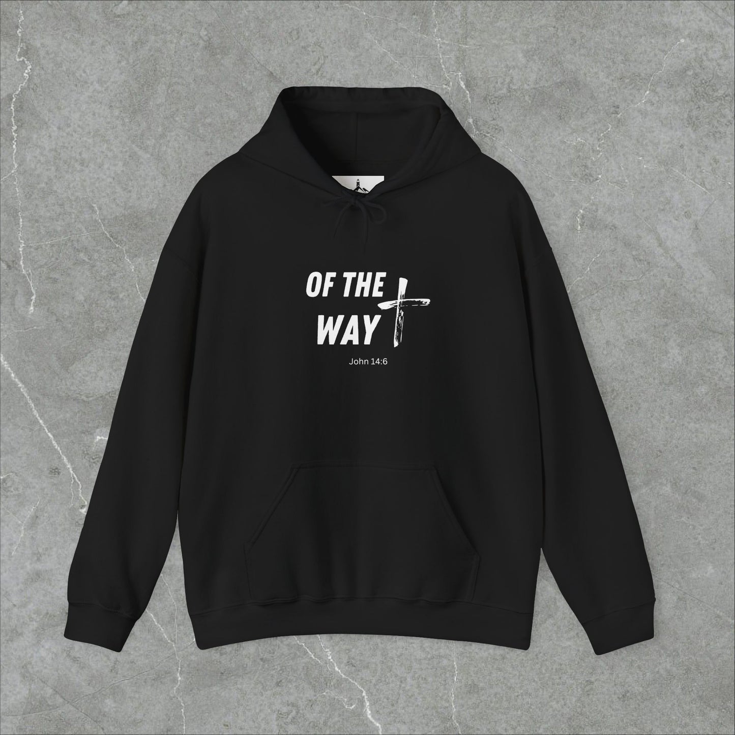 Faith-Inspired Unisex Heavy Blend Hooded Sweatshirt - 'Of The Way' John 14:6