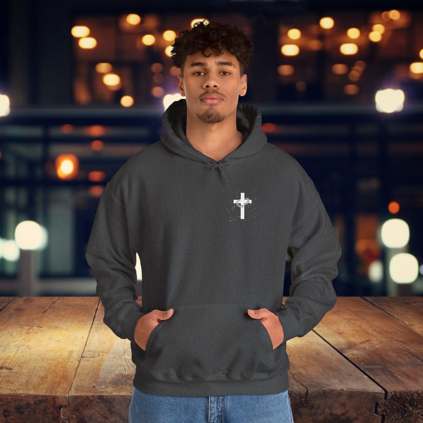 Christian Cross Unisex Sweatshirt, Religious Hoodie, Jesus Took My Place, Christian Gifts, Faith Apparel