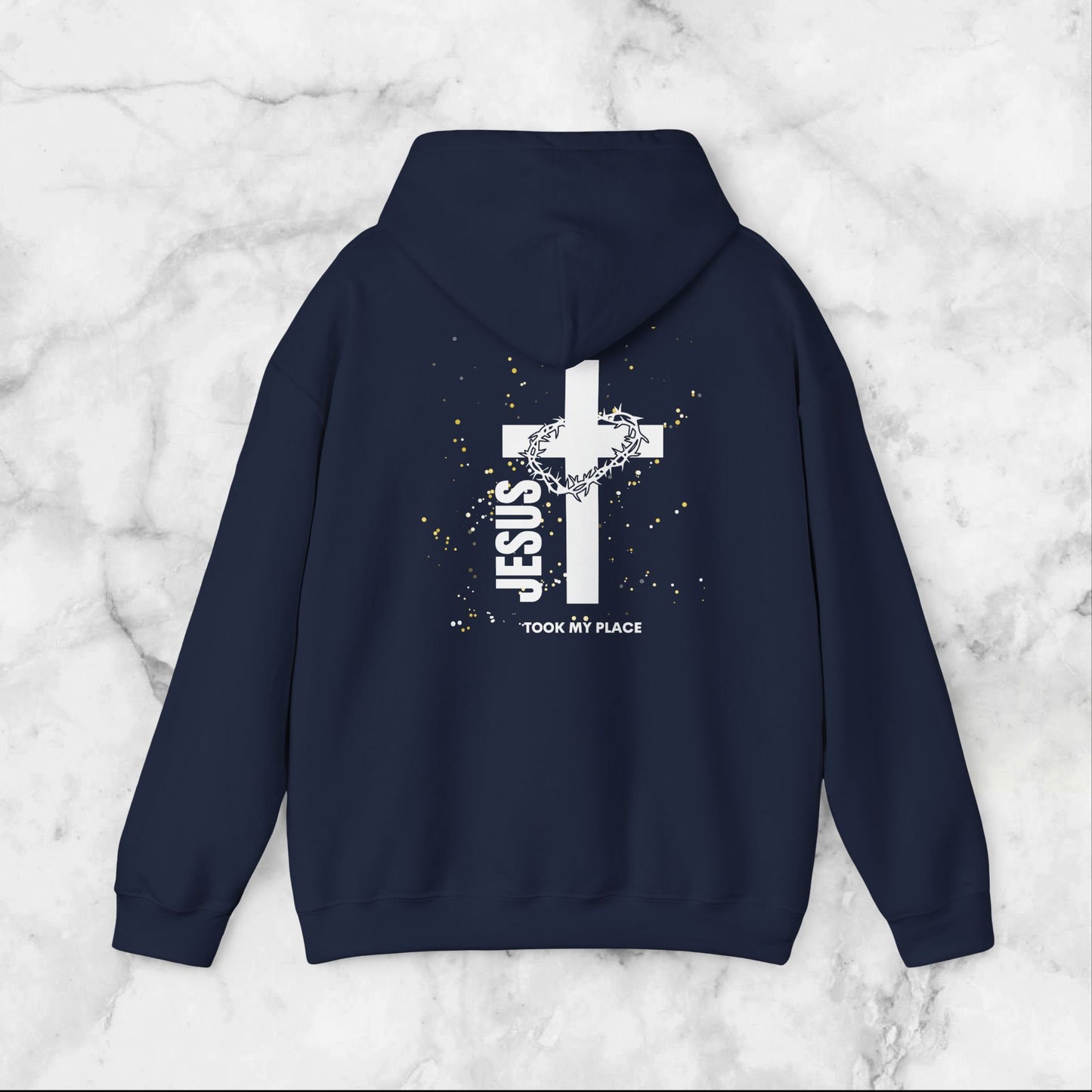 Christian Cross Unisex Sweatshirt, Religious Hoodie, Jesus Took My Place, Christian Gifts, Faith Apparel