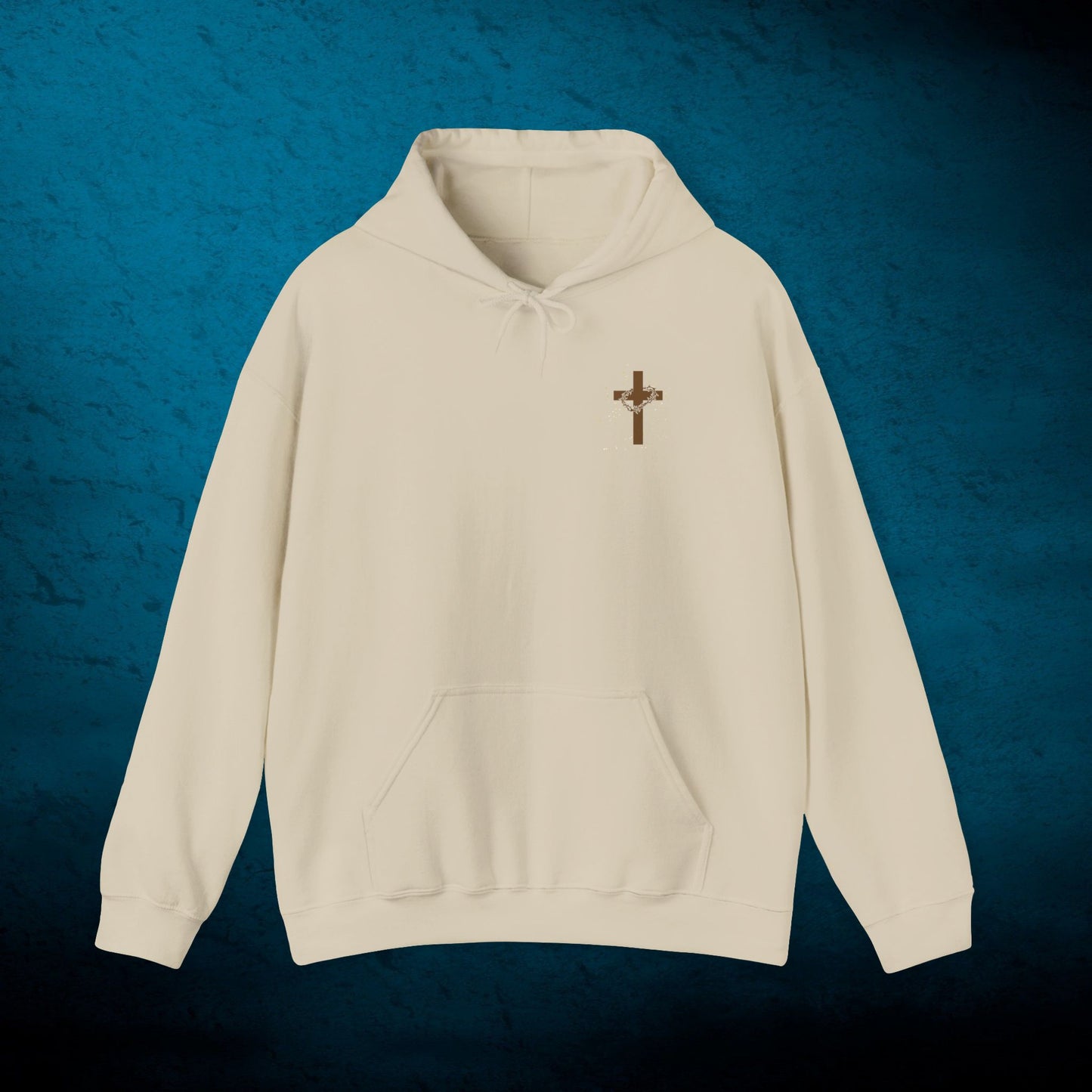 Christian Cross Unisex Hoodie, Jesus Took My Place Faith-Based Sweatshirt, Religious Apparel, Christian Gift, EasterHoodie