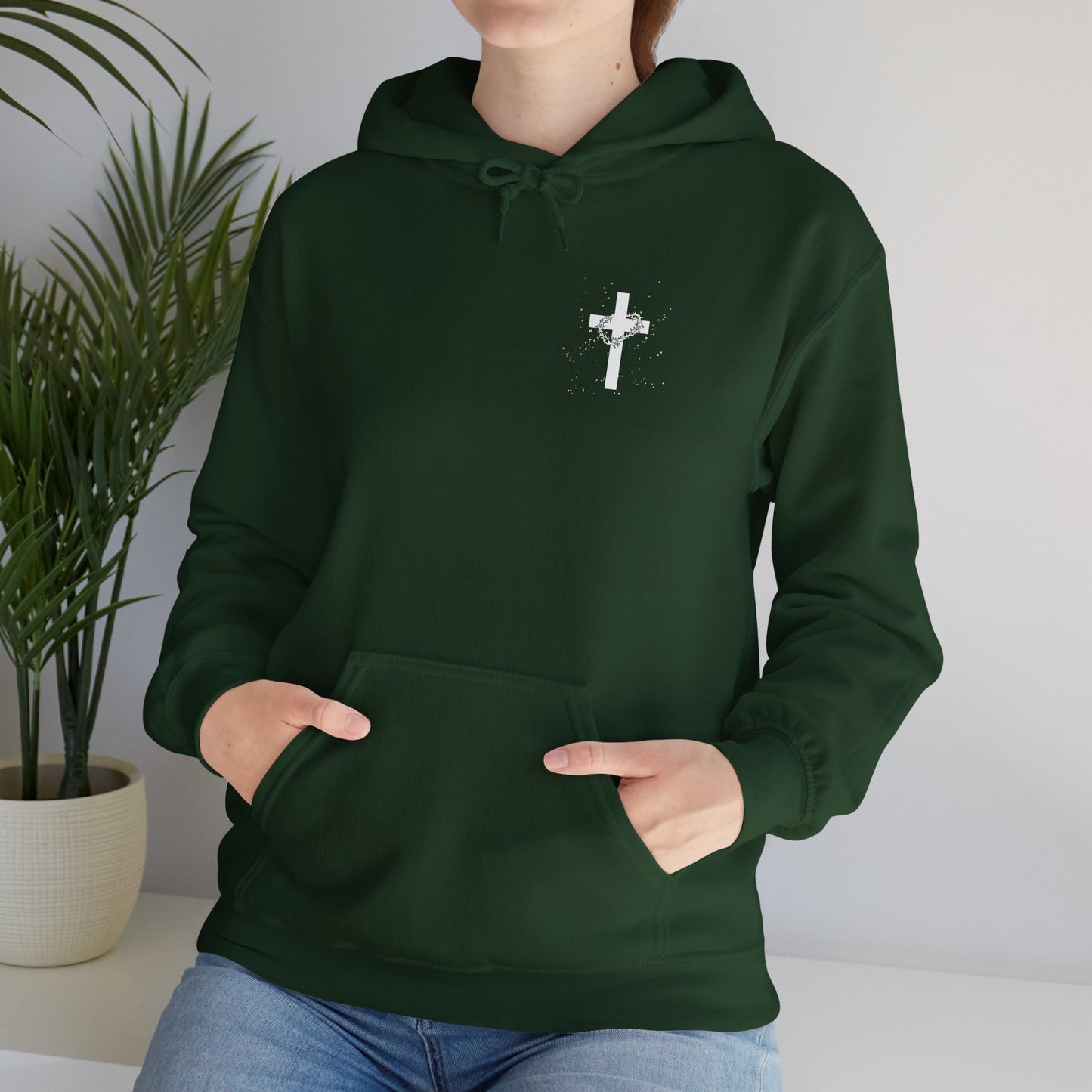 Christian Cross Unisex Sweatshirt, Religious Hoodie, Jesus Took My Place, Christian Gifts, Faith Apparel