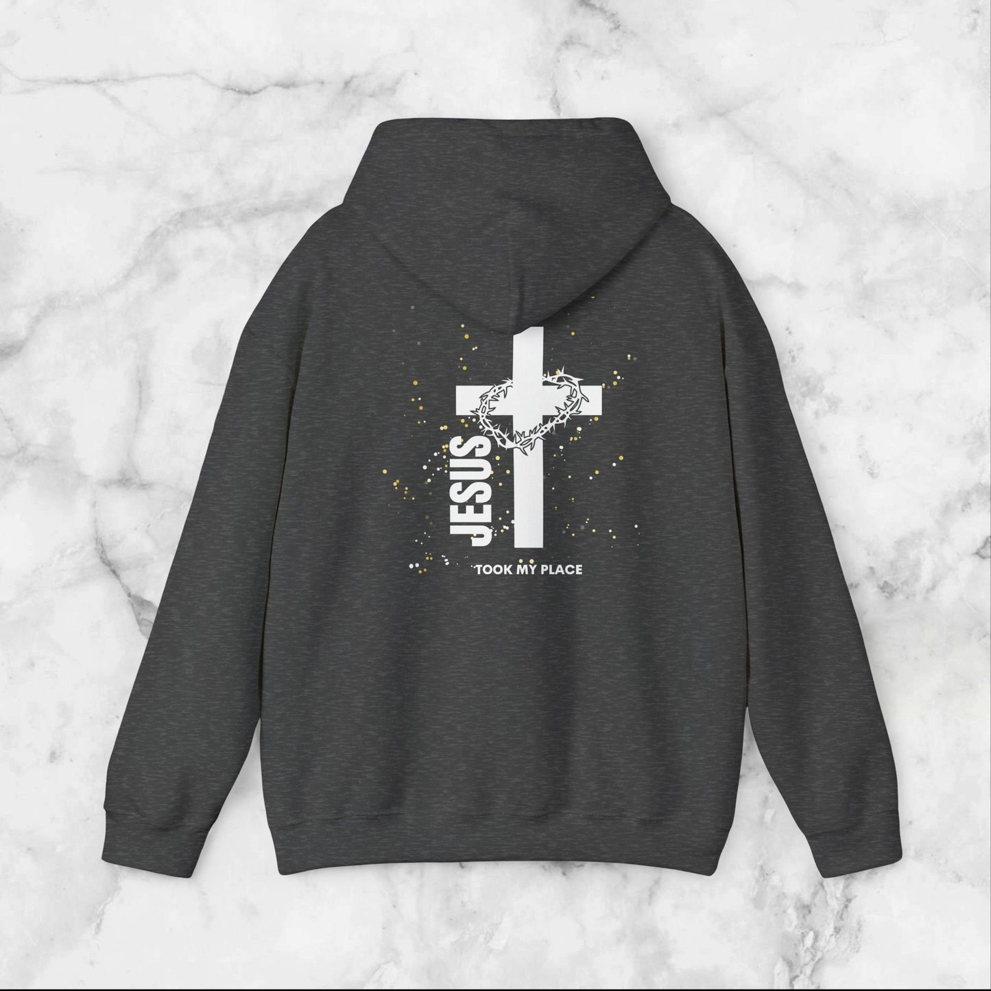 Christian Cross Unisex Sweatshirt, Religious Hoodie, Jesus Took My Place, Christian Gifts, Faith Apparel
