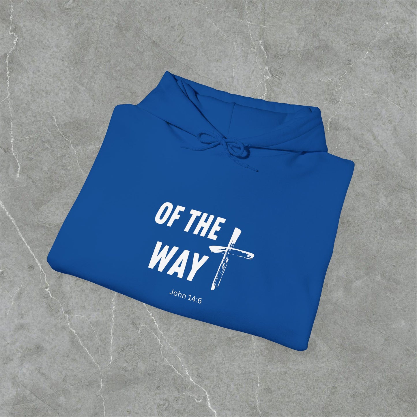Faith-Inspired Unisex Heavy Blend Hooded Sweatshirt - 'Of The Way' John 14:6