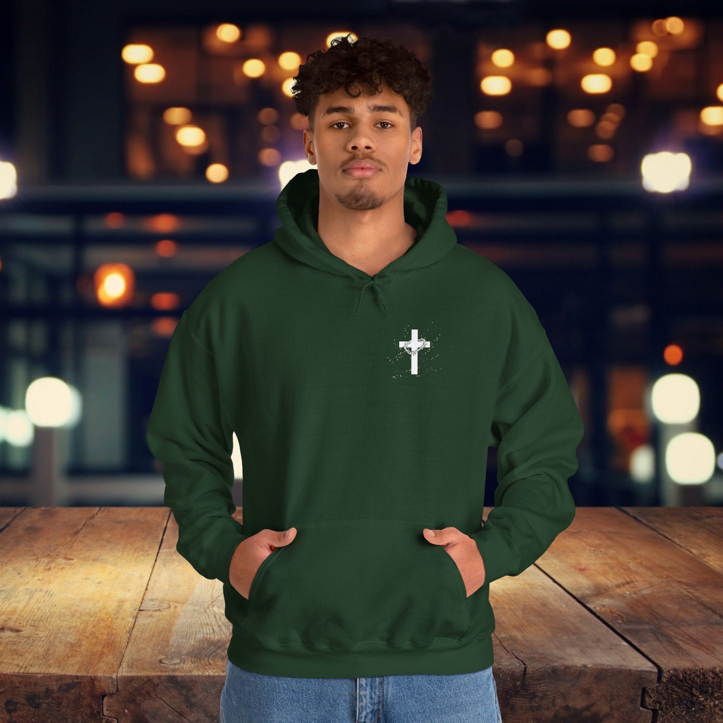 Christian Cross Unisex Sweatshirt, Religious Hoodie, Jesus Took My Place, Christian Gifts, Faith Apparel