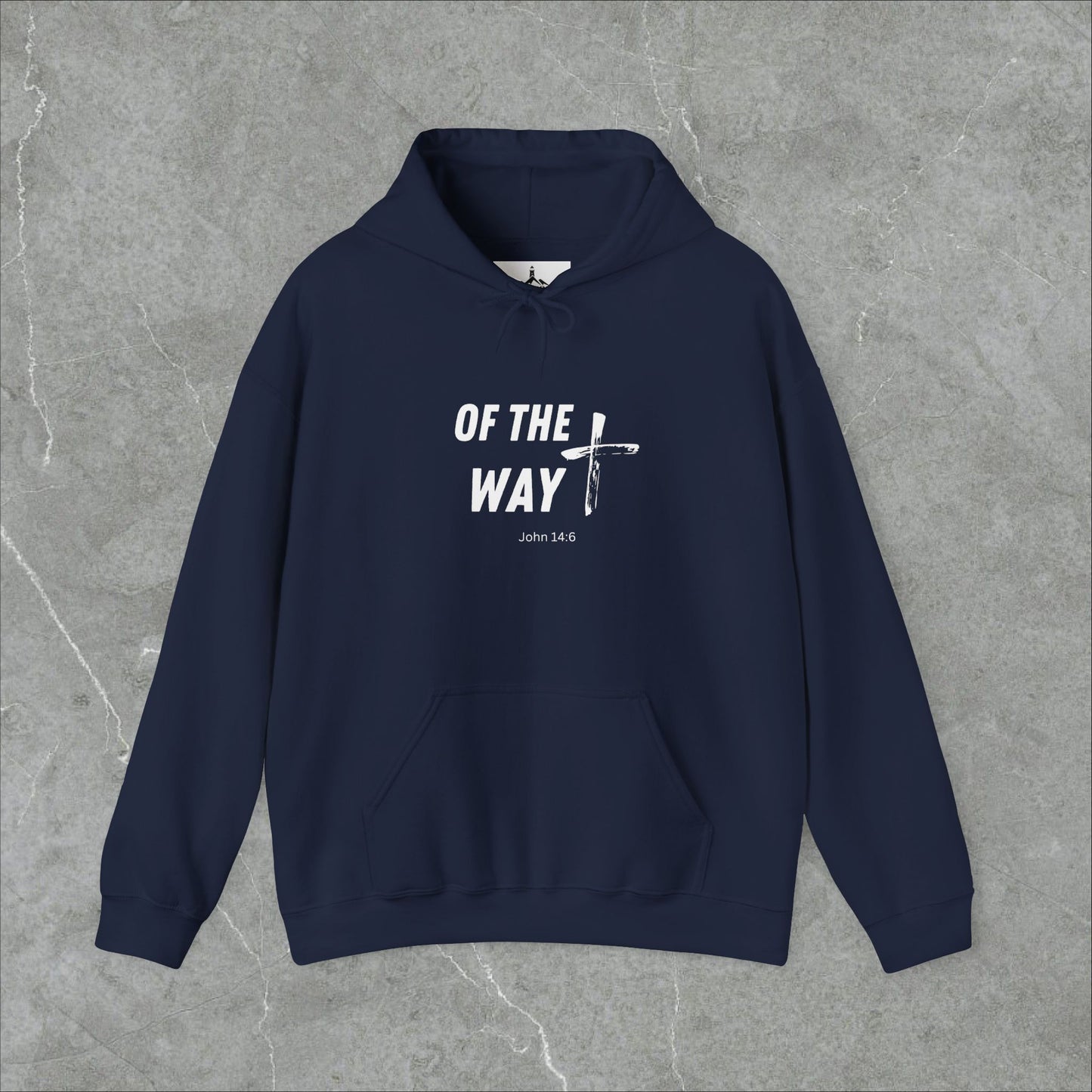 Faith-Inspired Unisex Heavy Blend Hooded Sweatshirt - 'Of The Way' John 14:6