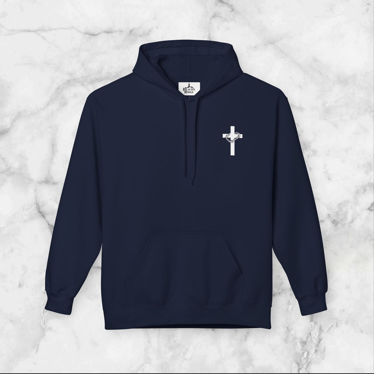 Faith-Inspired Fleece Hoodie - Jesus Took My Place