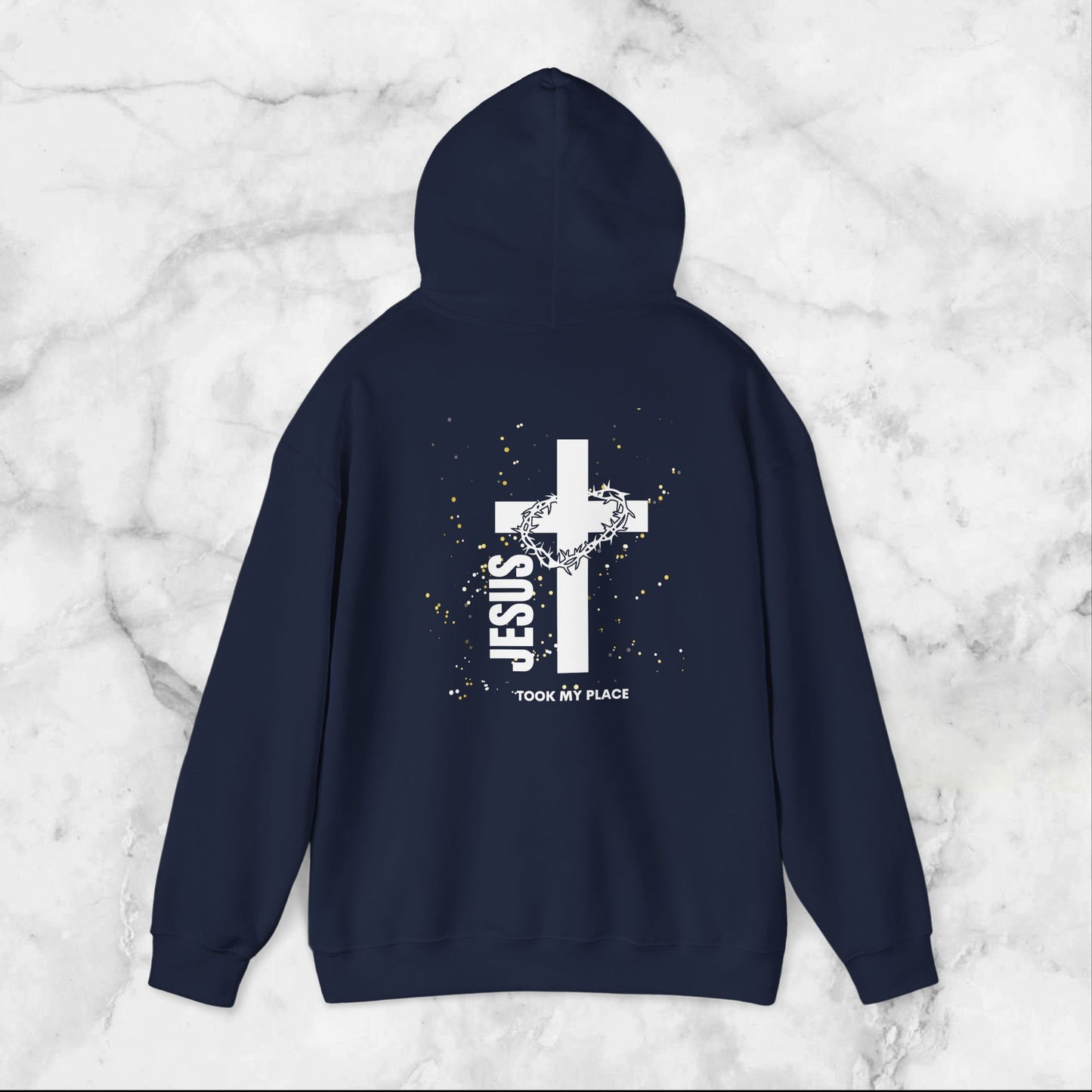Christian Cross Unisex Sweatshirt, Religious Hoodie, Jesus Took My Place, Christian Gifts, Faith Apparel