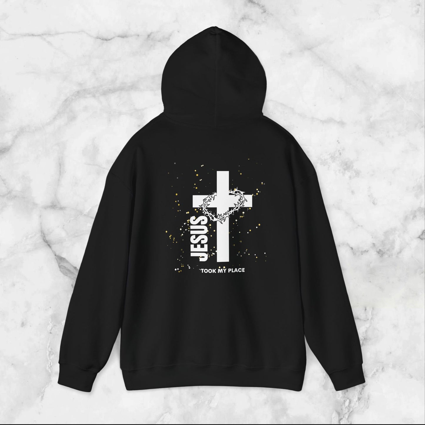 Christian Cross Unisex Sweatshirt, Religious Hoodie, Jesus Took My Place, Christian Gifts, Faith Apparel