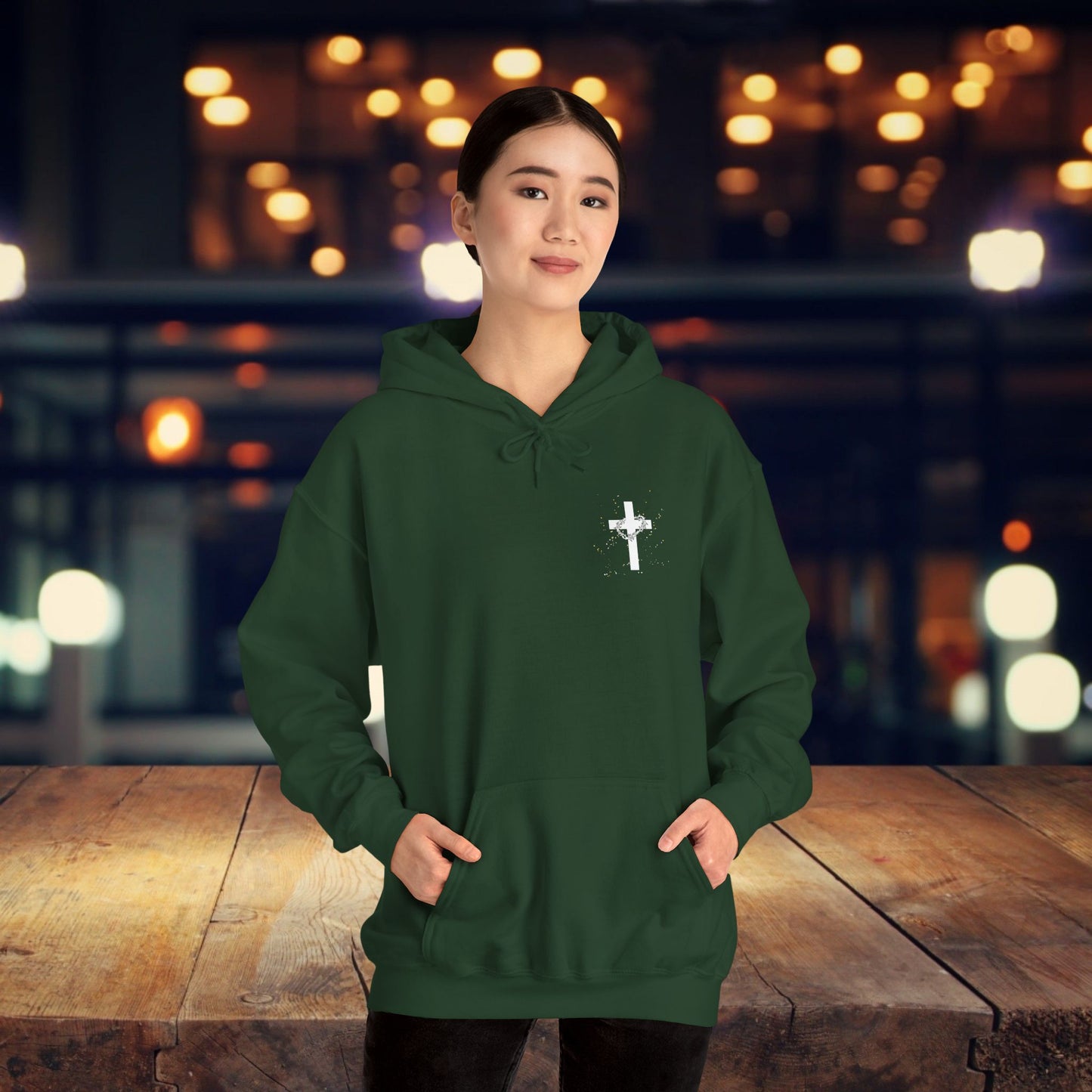 Christian Cross Unisex Sweatshirt, Religious Hoodie, Jesus Took My Place, Christian Gifts, Faith Apparel