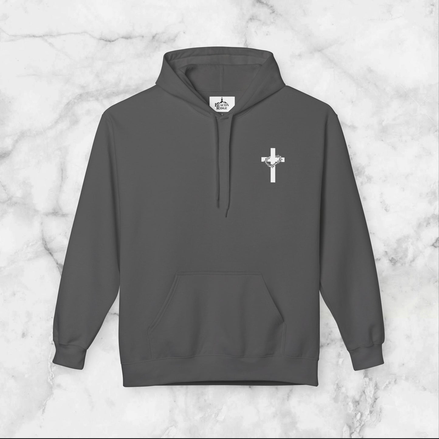Faith-Inspired Fleece Hoodie - Jesus Took My Place