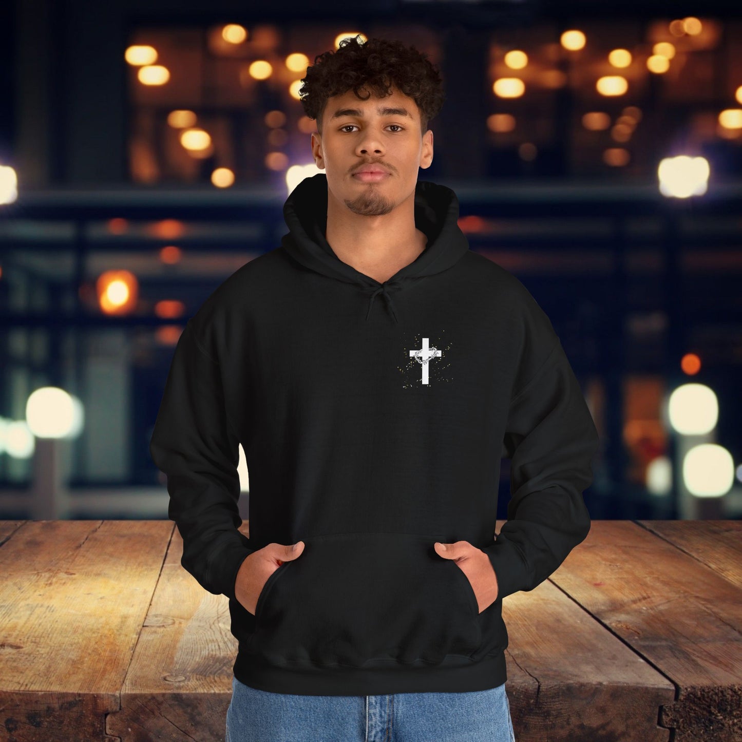 Christian Cross Unisex Sweatshirt, Religious Hoodie, Jesus Took My Place, Christian Gifts, Faith Apparel