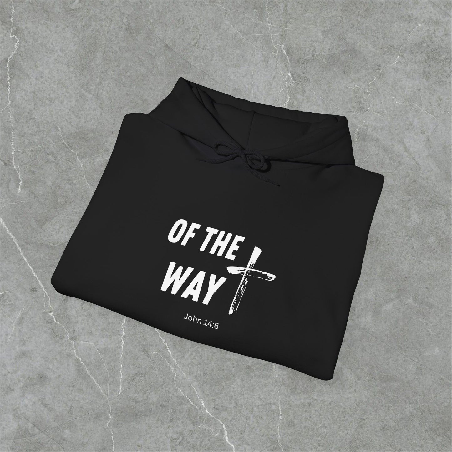 Faith-Inspired Unisex Heavy Blend Hooded Sweatshirt - 'Of The Way' John 14:6