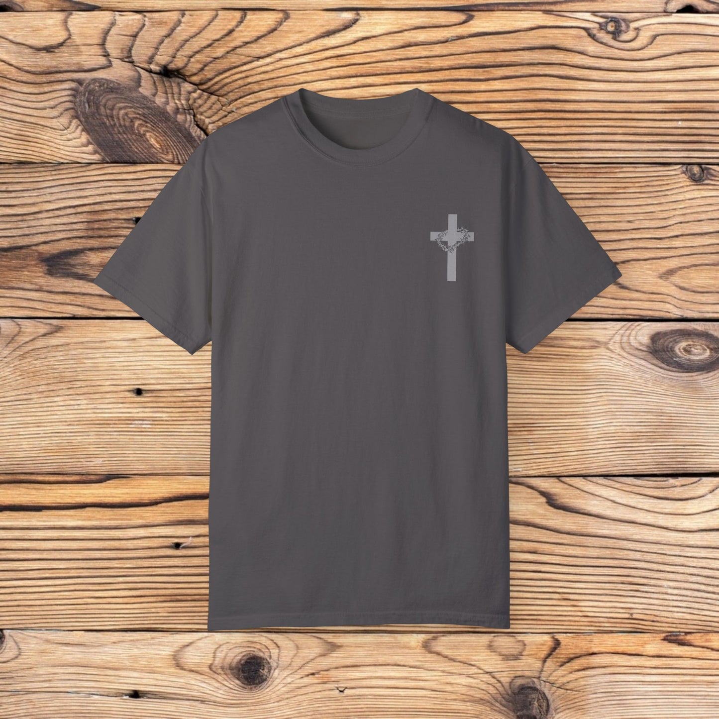 Faith-Inspired Unisex Garment-Dyed T-Shirt - 'Jesus Took My Place' Design