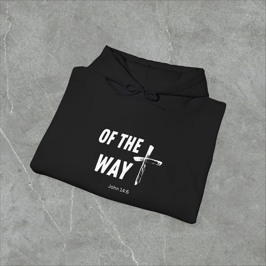Faith-Inspired Unisex Heavy Blend Hooded Sweatshirt - 'Of The Way' John 14:6